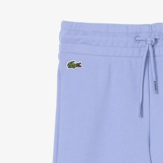 Fleece-Jogginghose für Mädchen mit ausgestelltem Bein