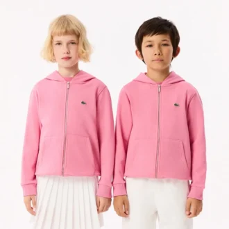 Fleece-Kapuzenpullover mit Reißverschluss für Kinder