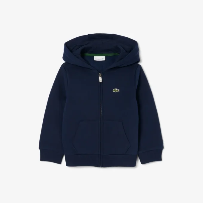 Fleece-Kapuzenpullover mit Reißverschluss für Kinder