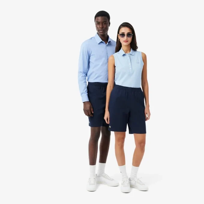 Fleece-Shorts in Regular-Passform