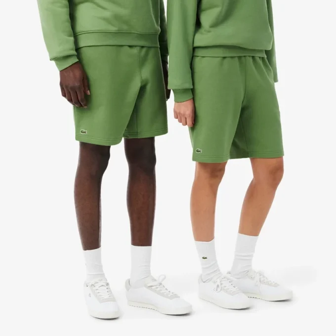 Fleece-Shorts in Regular-Passform