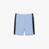 Fleece-Shorts mit Colorblock-Design in Regular-Fit