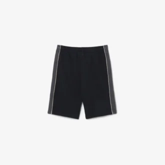 Fleece-Shorts mit Farbblock-Design