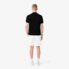 Fleece-Shorts mit Logo-Streifen in regulärer Passform