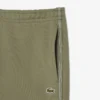 Fleece-Shorts mit Logo-Streifen in regulärer Passform