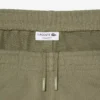 Fleece-Shorts mit Logo-Streifen in regulärer Passform
