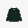 Fleece-Sweatshirt für Jungen mit Logo-Streifen