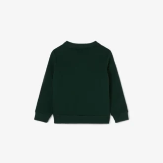 Fleece-Sweatshirt für Jungen mit Logo-Streifen