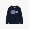 Fleece-Sweatshirt für Jungen mit Monogramm-Print