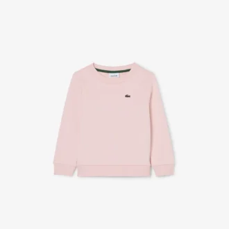 Fleece-Sweatshirt mit Rundhalsausschnitt für Kinder
