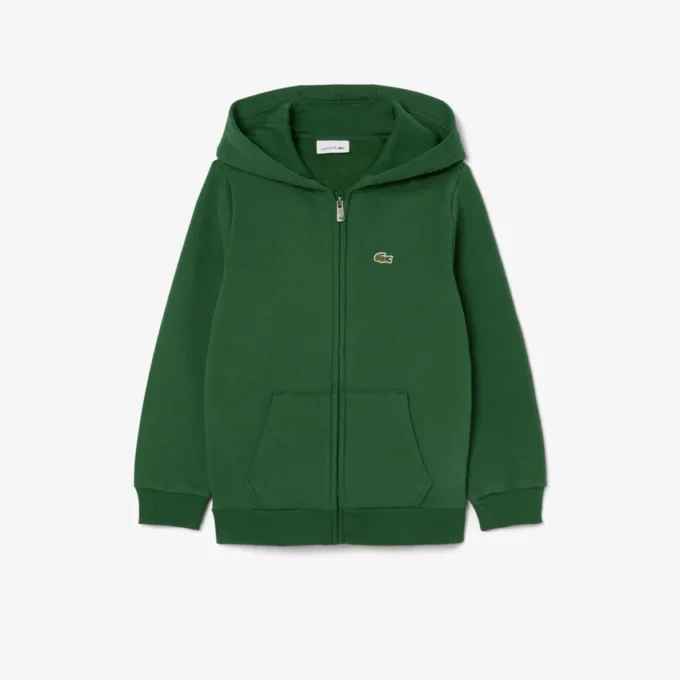 Fleece-Sweatshirt mit Rundhalsausschnitt für Kinder