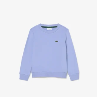 Fleece-Sweatshirt mit Rundhalsausschnitt für Kinder
