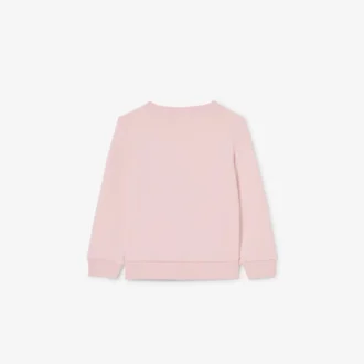 Fleece-Sweatshirt mit Rundhalsausschnitt für Kinder