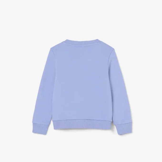 Fleece-Sweatshirt mit Rundhalsausschnitt für Kinder