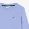 Fleece-Sweatshirt mit Rundhalsausschnitt für Kinder