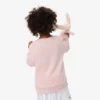 Fleece-Sweatshirt mit Rundhalsausschnitt für Kinder