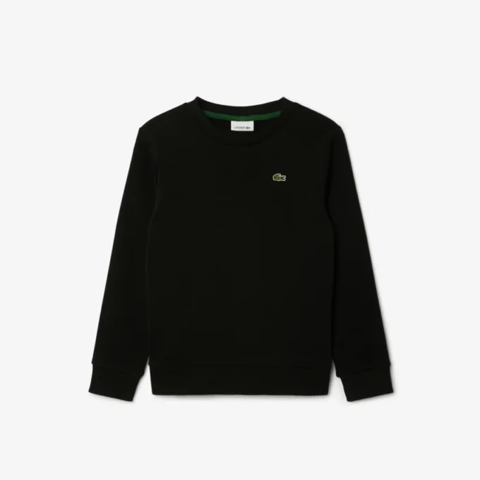 Fleece-Sweatshirt mit Rundhalsausschnitt für Mädchen
