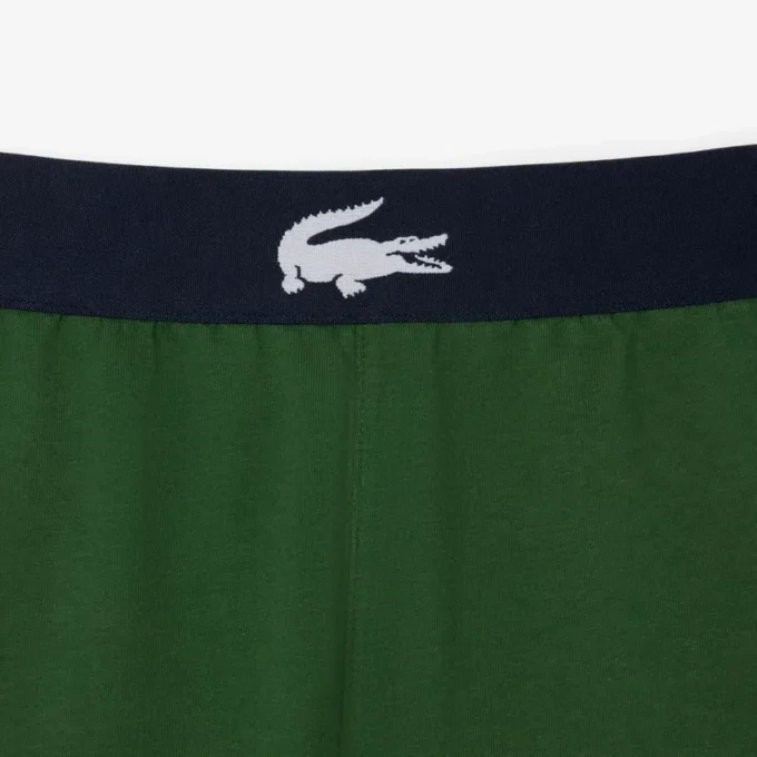 Gerad geschnittene Fleece-Loungewear-Shorts