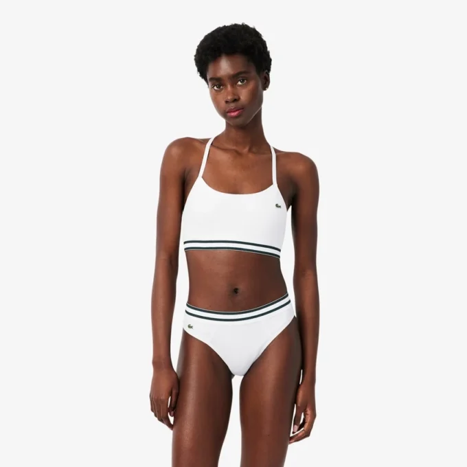 Gerippter Baumwoll-Bralette
