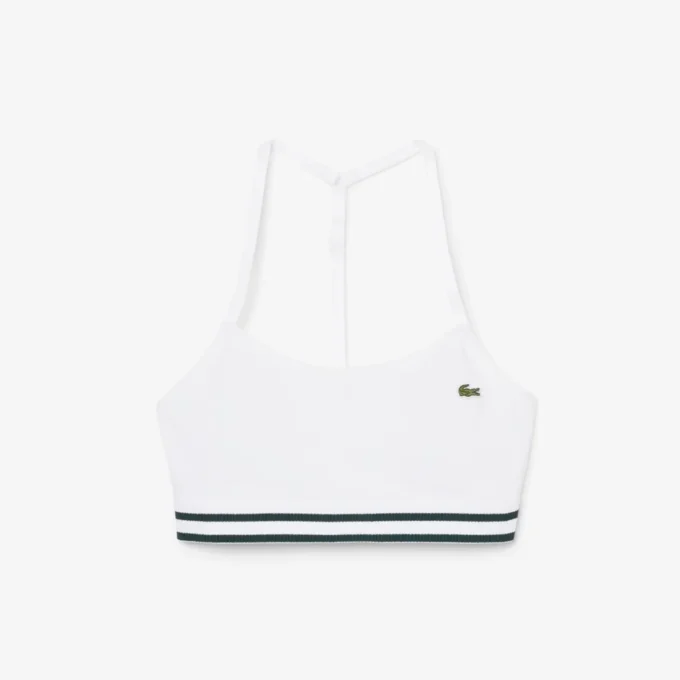 Gerippter Baumwoll-Bralette