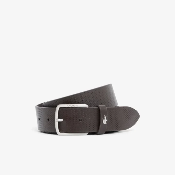 Geschenkset aus Ledergürtel und Kartenetui