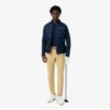 Gesteppte Golfjacke mit Stehkragen für Herren