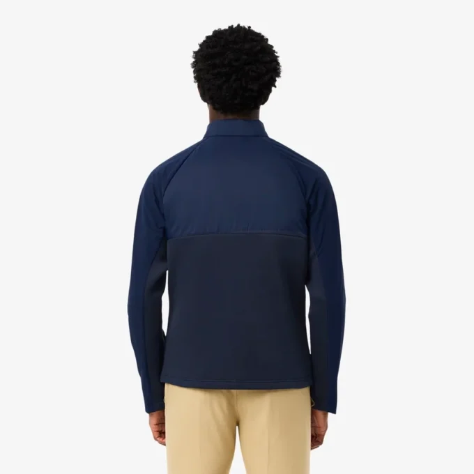 Gesteppte Golfjacke mit Stehkragen für Herren
