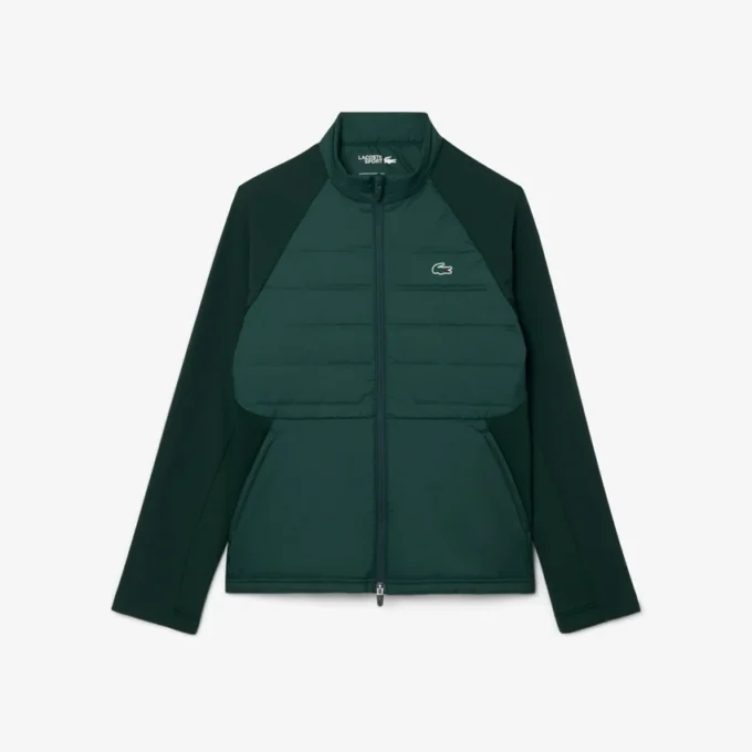 Gesteppte Golfjacke mit Stehkragen für Herren