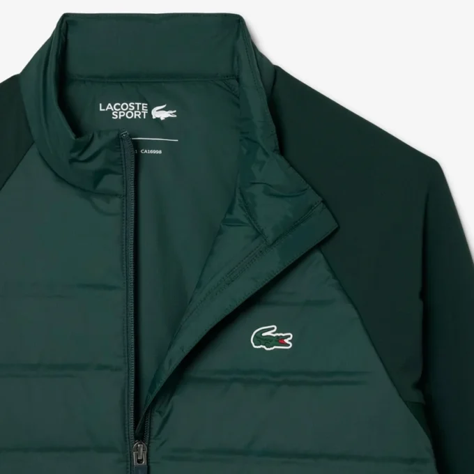 Gesteppte Golfjacke mit Stehkragen für Herren