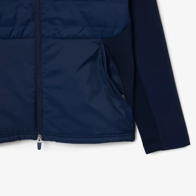 Gesteppte Golfjacke mit Stehkragen für Herren