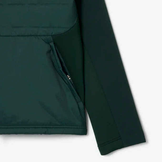 Gesteppte Golfjacke mit Stehkragen für Herren