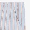 Gestreifte Shorts aus Baumwollpopeline