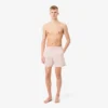 Gestreifte, strukturierte Retroshorts in mittlerer Länge für Herren