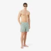Gestreifte, strukturierte Retroshorts in mittlerer Länge für Herren
