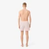 Gestreifte, strukturierte Retroshorts in mittlerer Länge für Herren