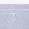 Gestreifte, strukturierte Retroshorts in mittlerer Länge für Herren