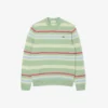 Gestreifter Alpaka-Wollpullover für Herren