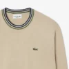 Gestreifter Baumwoll-Jersey-Pullover für Herren