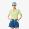 Gestreifter Pullover mit Zopfmuster und Poloshirt-Kragen