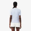 Gestreifter Pullover mit Zopfmuster und Poloshirt-Kragen