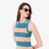 Gestreiftes Baumwollkleid