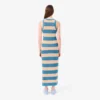 Gestreiftes Baumwollkleid