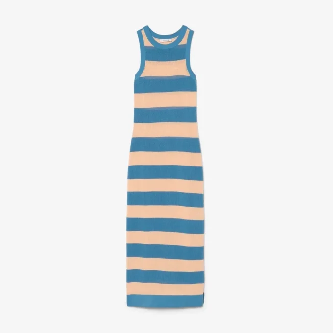 Gestreiftes Baumwollkleid