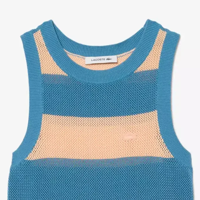 Gestreiftes Baumwollkleid