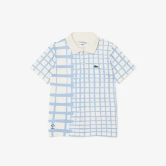 Gestreiftes Piqué-Tennis-Poloshirt für Jungen