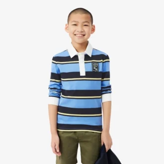 Gestreiftes Rugby-Poloshirt
