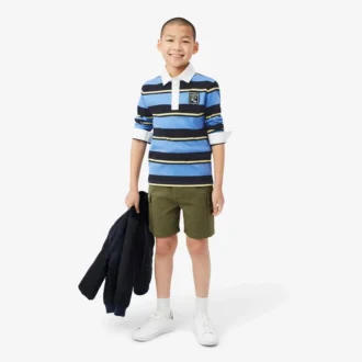 Gestreiftes Rugby-Poloshirt