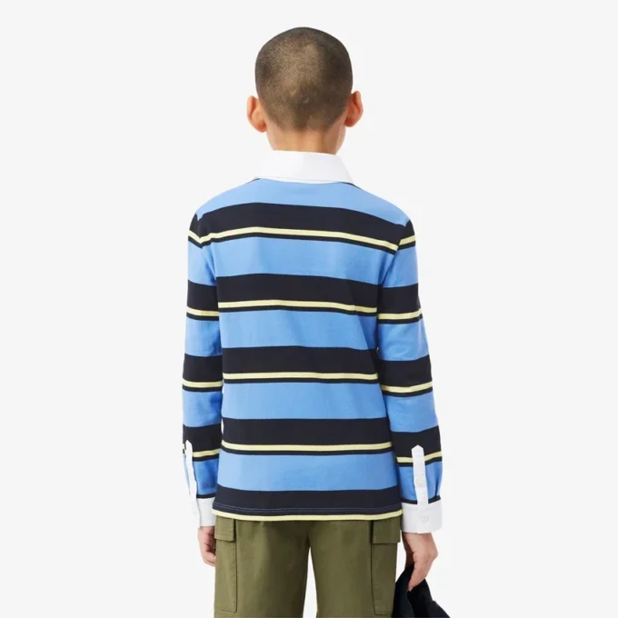 Gestreiftes Rugby-Poloshirt