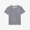 Gestreiftes T-Shirt aus schwerer Baumwolle für Herren