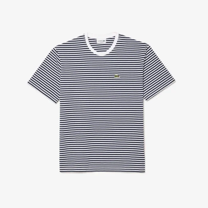 Gestreiftes T-Shirt aus schwerer Baumwolle für Herren